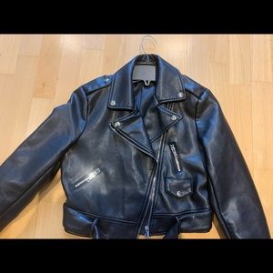 Akira faux leather jacket